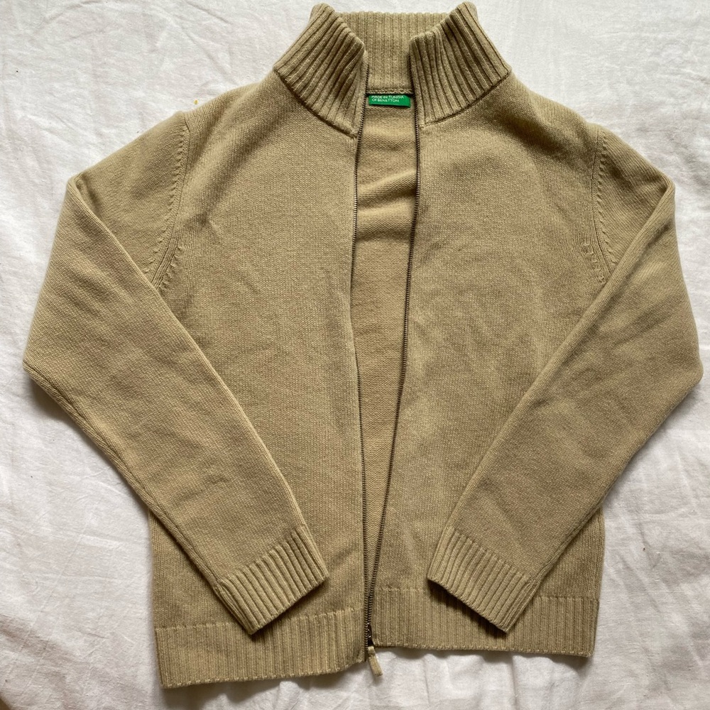 Vintage United Colors of Benetton full Zip sweater